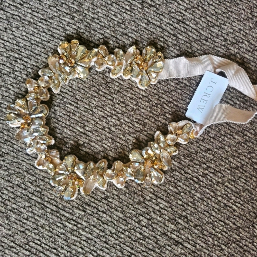 J crew Crystal necklace